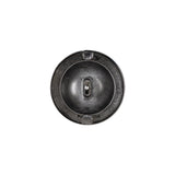 Gunmetal Dome-Shaped Metal Shank Back Button - 28L/18mm