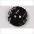 Metal 2-Hole Button - 32L/20mm - Gunmetal Abstract Carvings