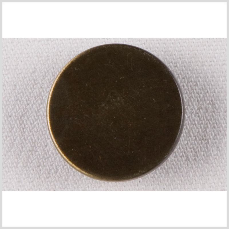 Brass Flat Metal Shank-Back Button - 36L/23mm
