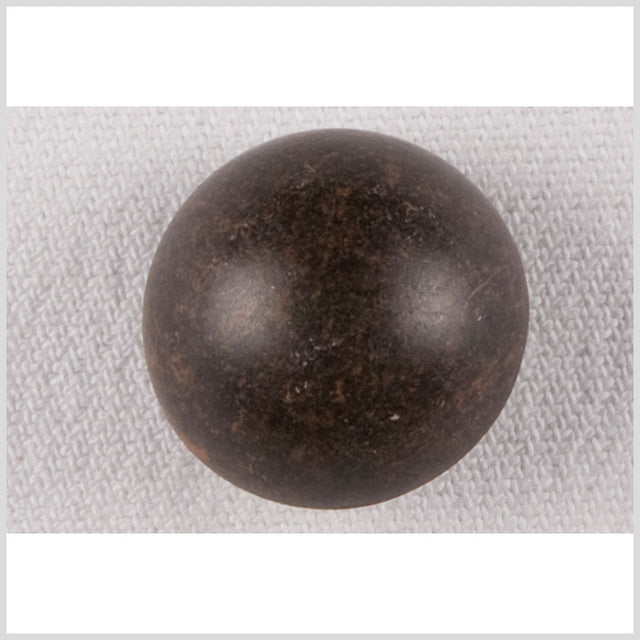 Metal Shank Back Button - 32L/20mm - Antique Brass Distressed Dome-Shaped