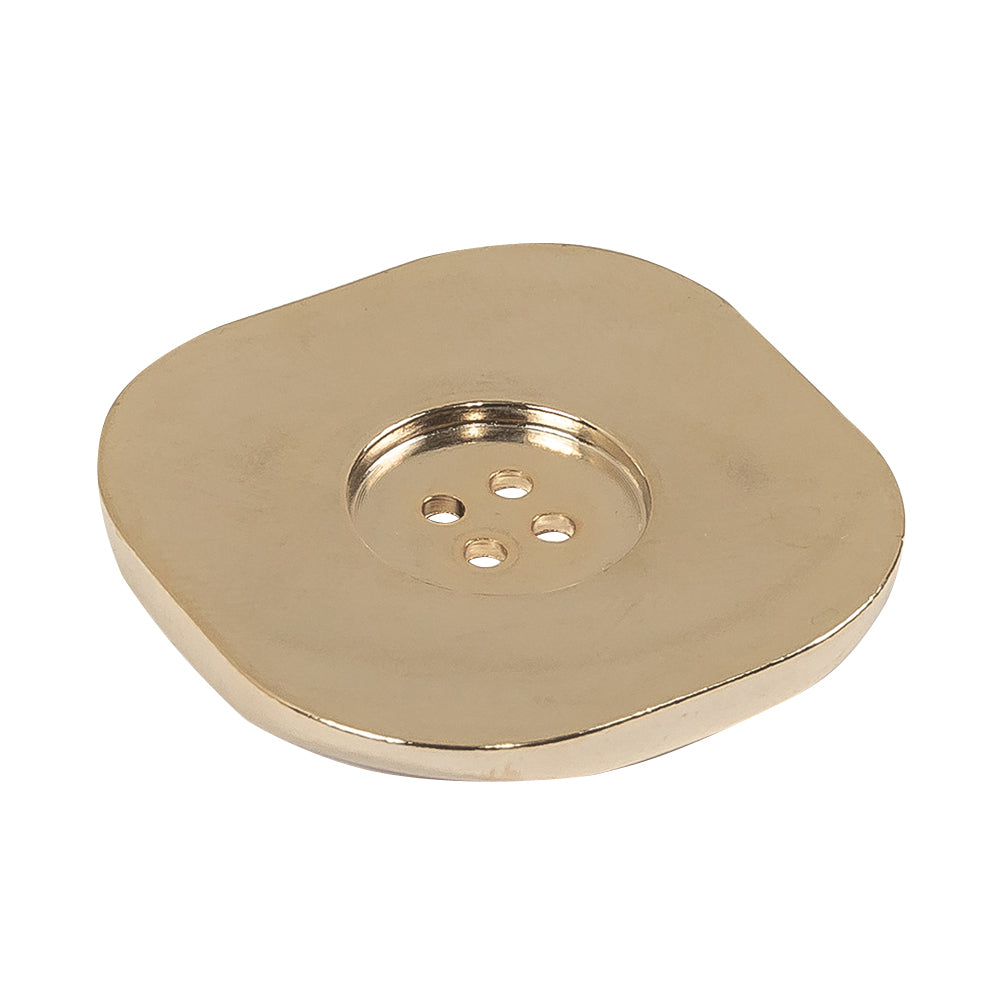 Gold Metal Coat Button - 60L/38mm