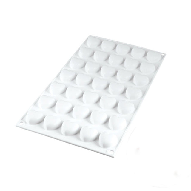 Silikomart "Micro Love 5" Small Hearts Silicone Mold, 0.17 oz. (5 ml)