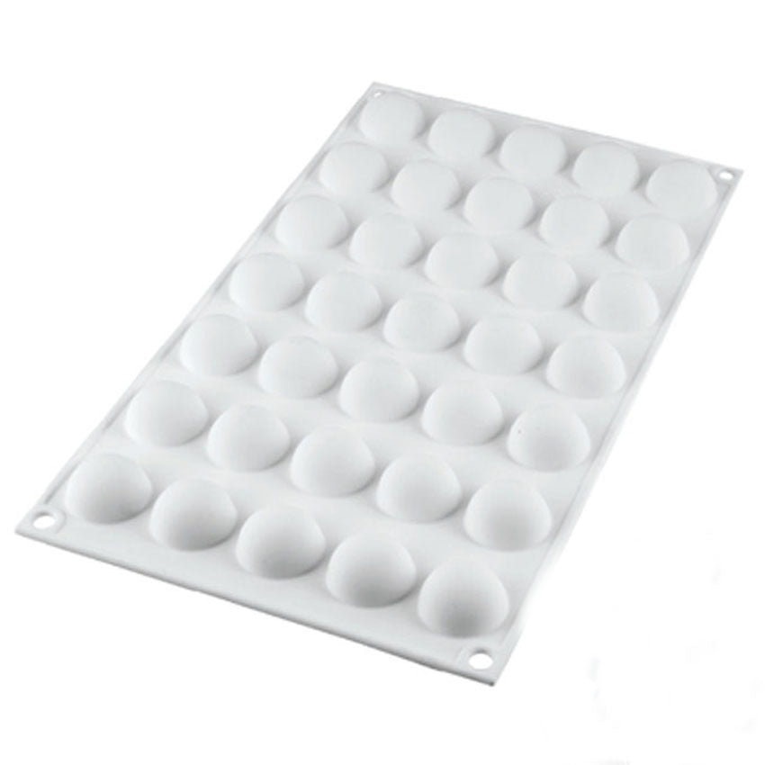 Silikomart "Micro Dome 5" Small Dome Silicone Mold, 0.17 oz. (5 ml)