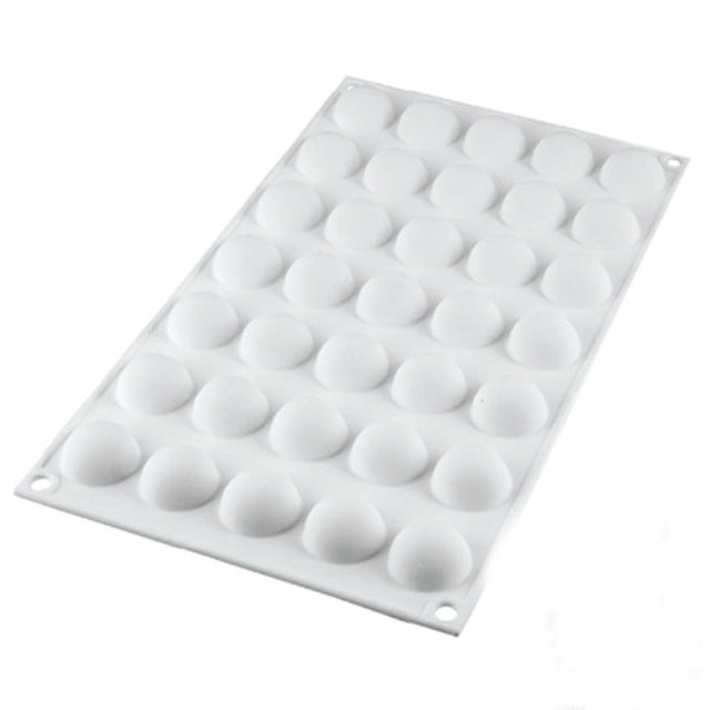 Silikomart "Micro Dome 5" Small Dome Silicone Mold, 0.17 oz. (5 ml)