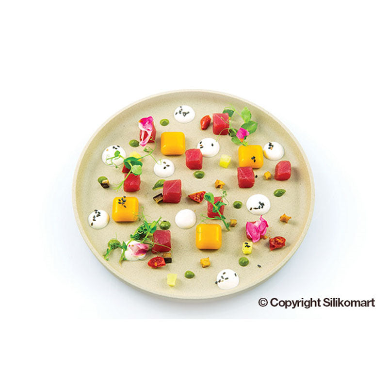 Silikomart "Micro Dome 5" Small Dome Silicone Mold, 0.17 oz. (5 ml)