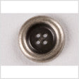 Silver Metal Coat Button - 44L/28mm