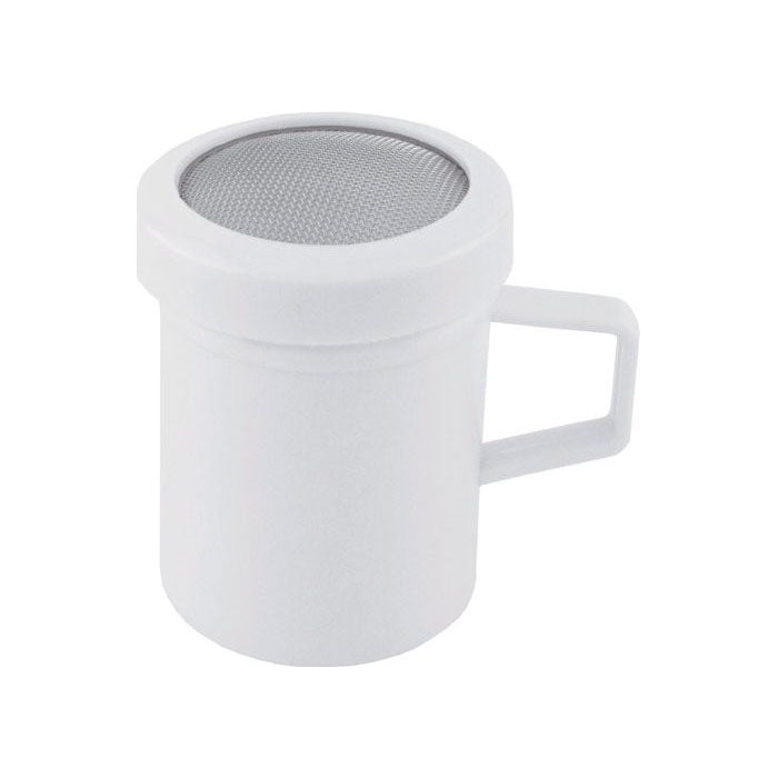 Fox Run 10 oz. Mesh-Top Shaker/Dredge - White