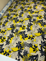 Polyamide Elastane Knit Printed Yellow Beige
