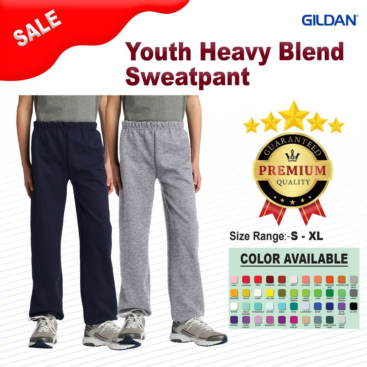 Gildan® Youth Heavy Blend Sweatpant