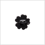 Black on Black Rhinestoned Metal Shank Back Button - 18L/11.5mm