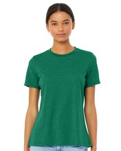 BELLA + CANVASÂ Women's Relaxed Fit Crewneck Short Sleeve Triblend Tee - S