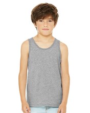 BELLA + CANVAS 3480Y youth sleeveless jersey tank top with lightweight breathable fabric
