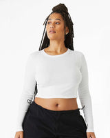 BELLA + CANVAS® Women's Micro Rib Long Sleeve Baby Tee
