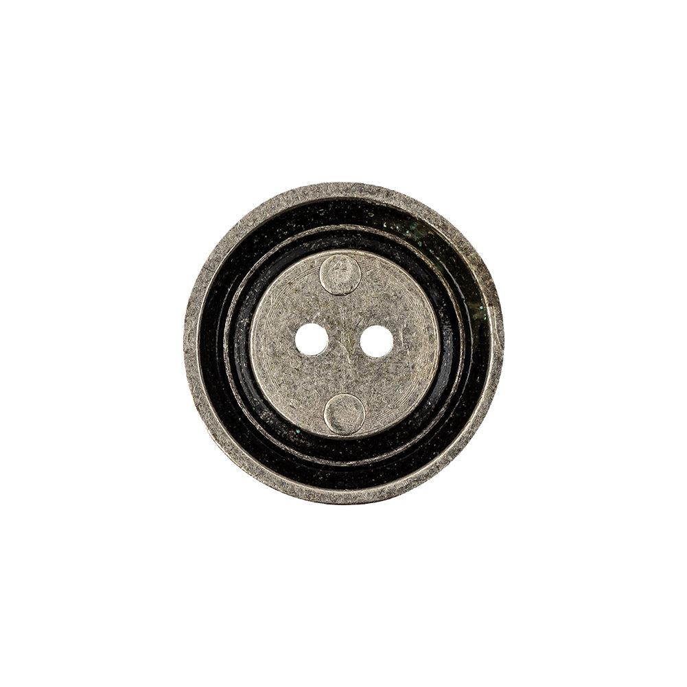 Silver Metal Coat Button - 32L/20mm