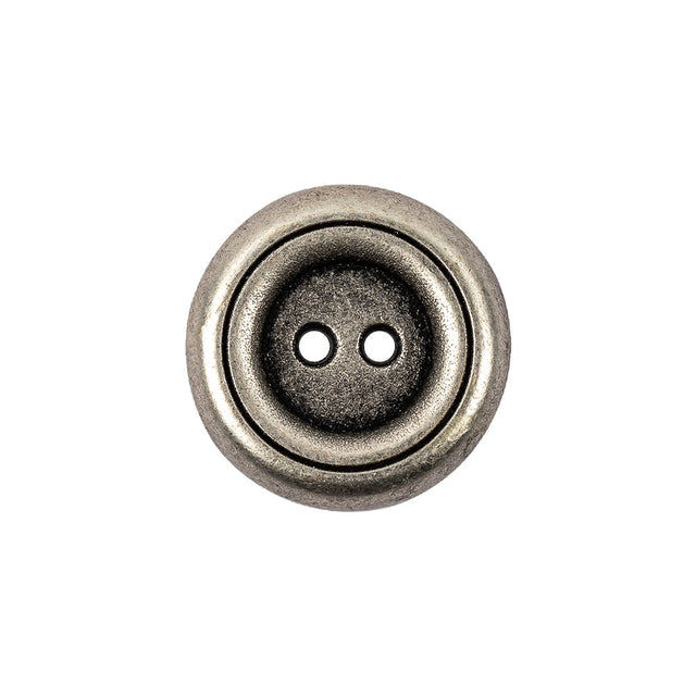 Silver Metal Coat Button - 32L/20mm