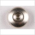 Silver Metal Coat Button - 36L/23mm