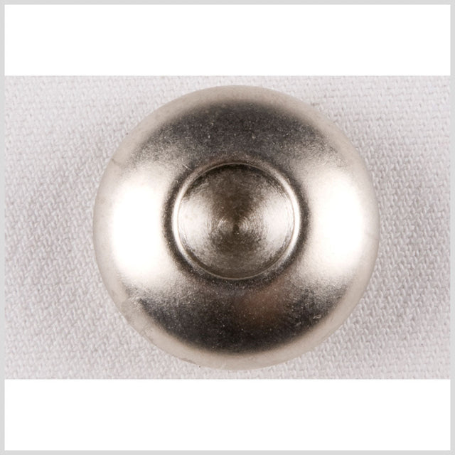 Silver Metal Coat Button - 36L/23mm