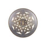 Silver Metal Coat Button - 40L/25.5mm