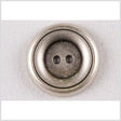 Silver Metal Coat Button - 40L/25.5mm