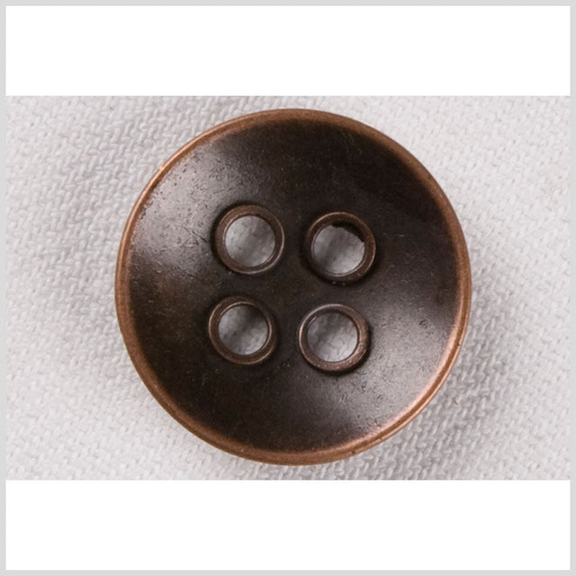 Metal 2-Hole Button - 36L/23mm - Copper Big Holes
