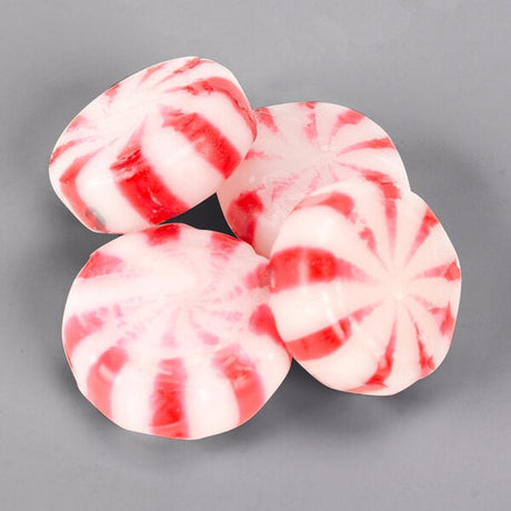 Customizable Red Peppermint Starlites with Clear Wrapper - 1,000/Case