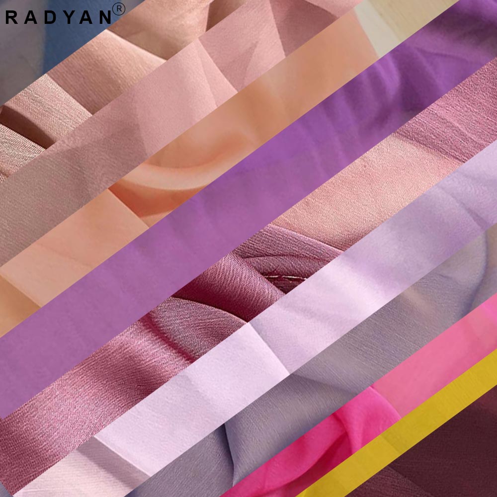 1 Yard Two-Tone Chiffon 100% Polyester Fabric for Apparel and Crafts 58/59 Inch Width