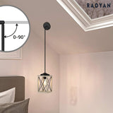 Perlesmith Mobile Rolling TV Stand Cart for 26-60" Flat Panel TVs, Heavy Duty Tilt TV Stand Wheels, Max VESA 400x400mm, Height Adjustable