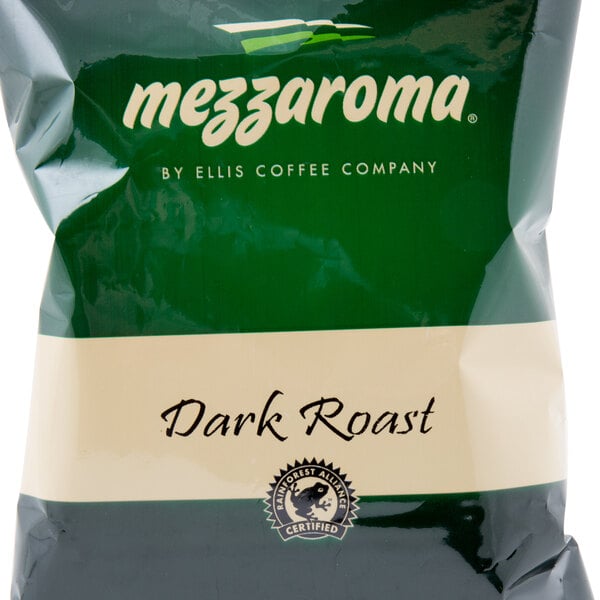 Ellis Mezzaroma 2.5 oz. Dark Roast Coffee Packet - 24/Case