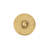 Gold Ornate Plastic Shank Back Button - 30L/19mm