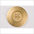 Metal 4-Hole Button - 40L/25.5mm - Gold Grainy Texture