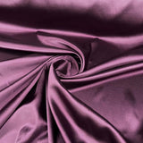 1 Yard Premium 250 GSM Bridal Stretch Satin Fabric Glossy Soft Material for Gowns 60 Inch Width 100% Polyester