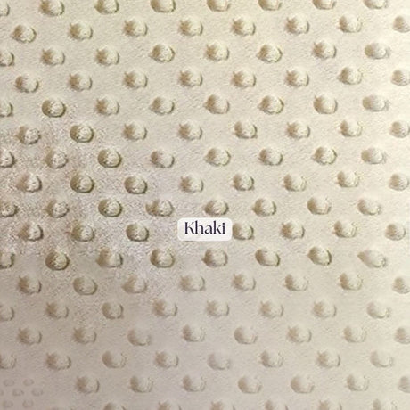 1 Yard Ultra Soft Minky Dot Fleece Plush Fabric 100 Percent Polyester for Crafts 60 Inch Width