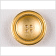 Metal 4-Hole Button - 40L/25.5mm - Gold Fancy Rim