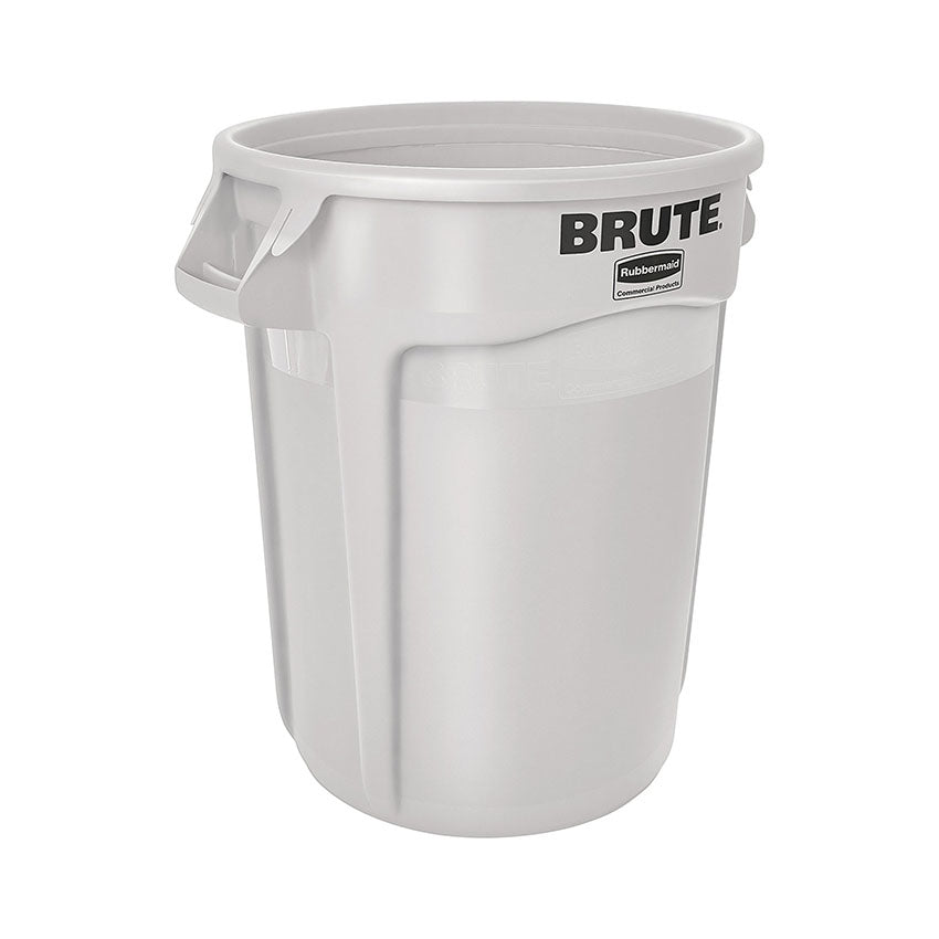 Rubbermaid Round Brute Container 10 Gallon (Lid sold separately - Item #2609), White