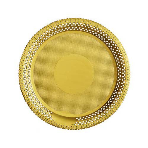 Novacart Gold Lace Round Cake Board, Inside 7-3/4" - Pack of 25