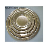 Novacart Gold Lace Round Cake Board, Inside 7-3/4" - Pack of 25