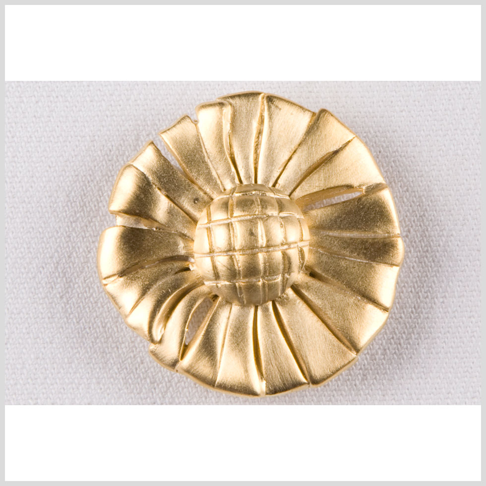 Gold Metal Coat Button - 58L/37mm