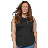 Women's Curvy Relaxed Fine Jersey Tank