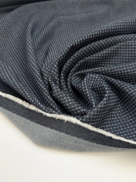 Cotton Denim Blue Shade Stretch Twill