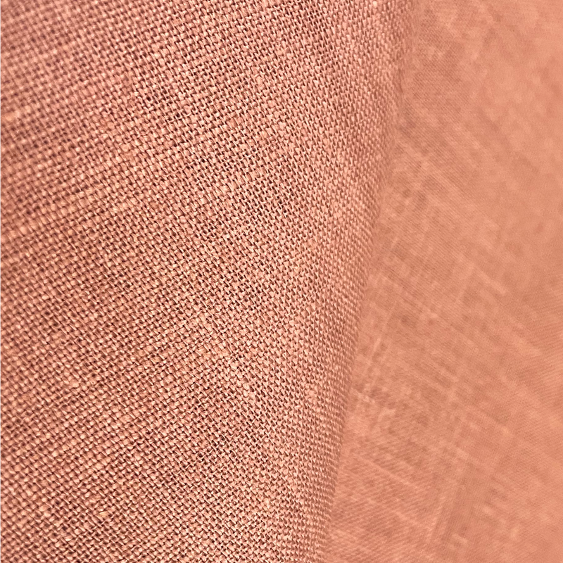 Pure Linen Fabric Clay
