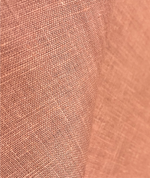 Pure Linen Fabric Clay