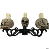 14 1/2" - 5 Ft. Light-Up 3-In-1 Skull Candelabra Plastic Halloween Decoration