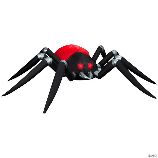 14 Ft. 6" Airblown® Blowup Inflatable Black & Red Spider with Fire & Ice™ Projection Halloween Outdoor Yard Decoration