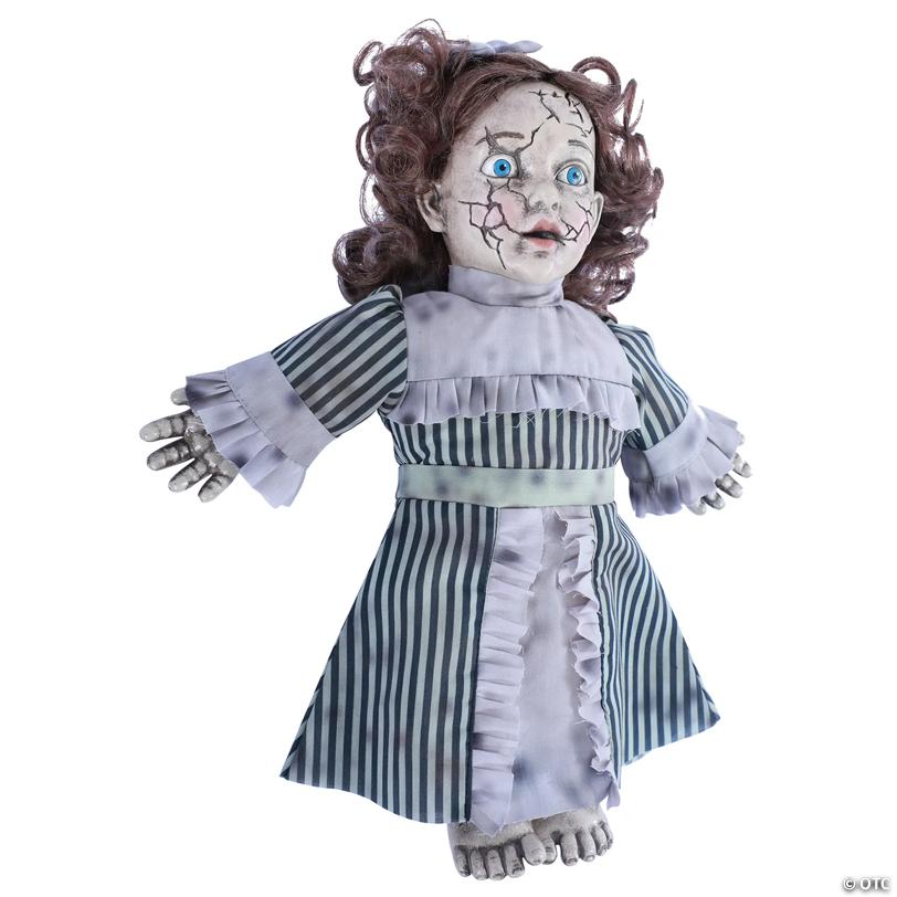 14" Talking Haunted Vintage Doll Halloween Decoration