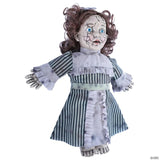 14" Talking Haunted Vintage Doll Halloween Decoration