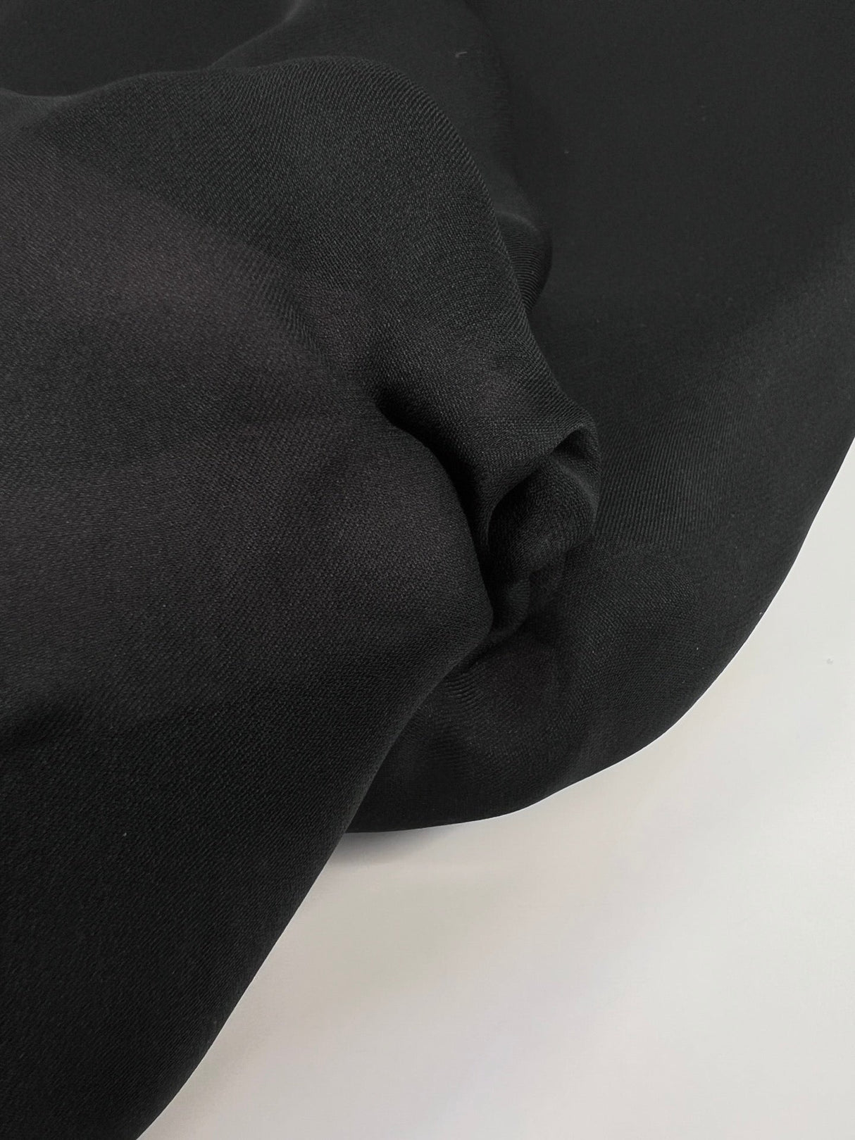 Silk Chiffon Fabric Black