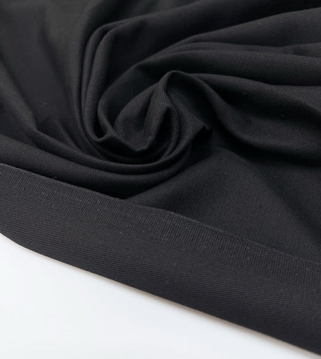 Cotton Twill Blue Black