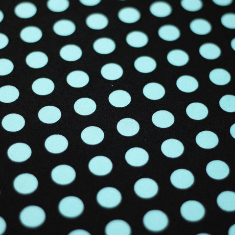 E-Z Dots Nylon Spandex Fabric - Large Polka Dots Print, 58/60" Width (1 Yard)