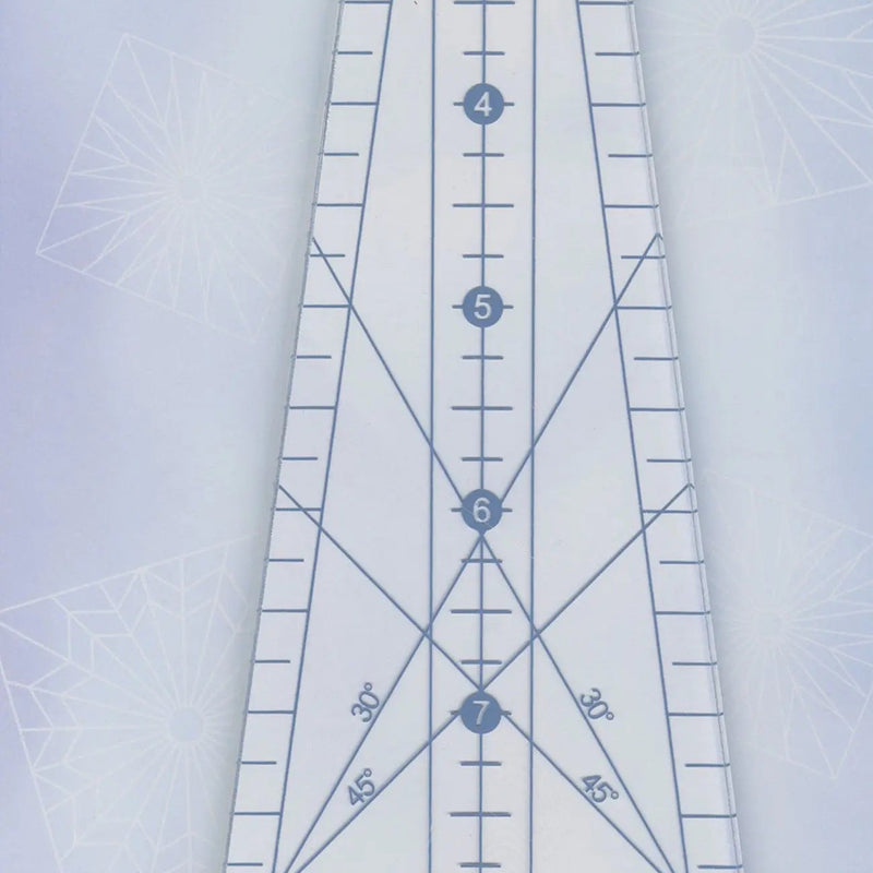 15 Degree Squedge Quilting Ruler