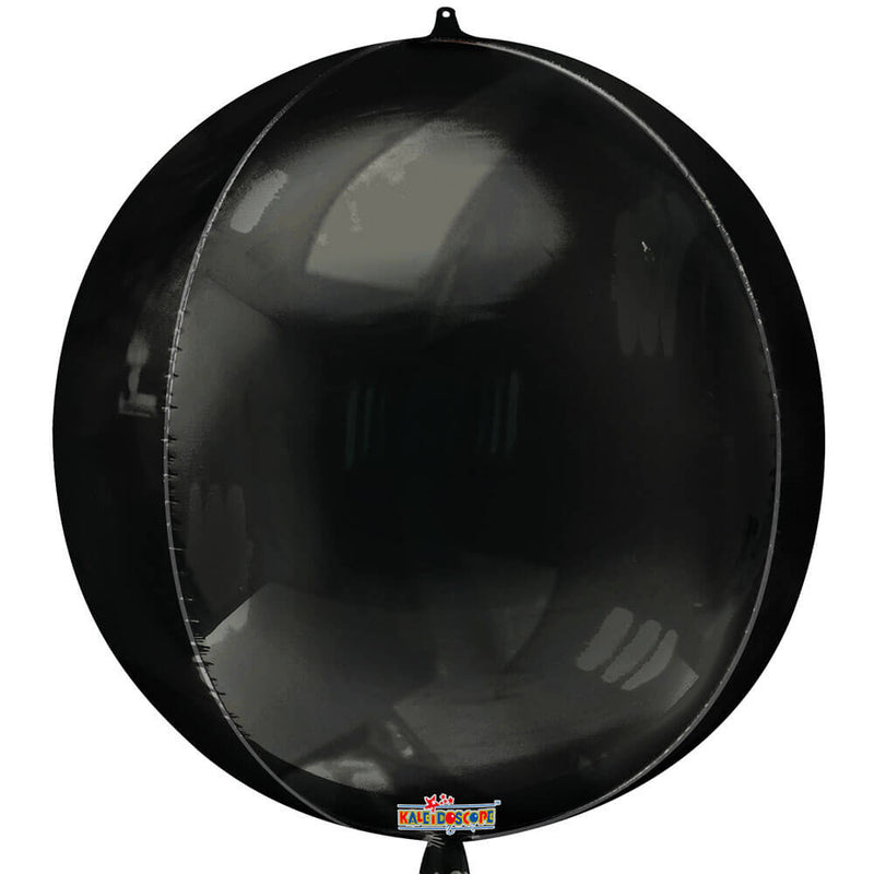 Foil Balloon Black Sphere 15 Inch